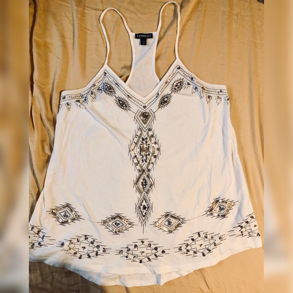 Racer back tank top